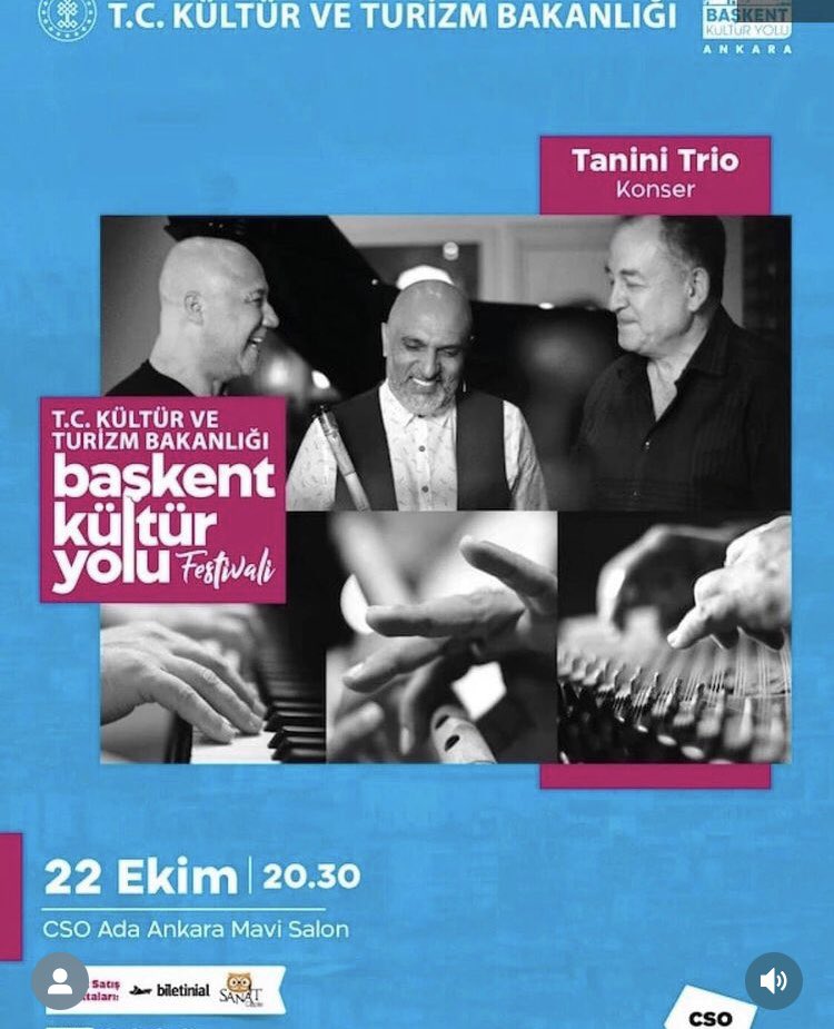 burcinbuke's tweet photo. 22 Ekim CSO ‘dayız @kanunitahir @neyzenbilgin #konser #taninitrio #ankara https://t.co/c2za3zVCX9