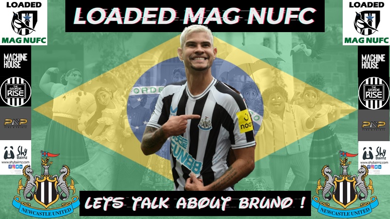 LoadedMagNUFC's tweet photo. Loaded Mag Episode 82 - Let's Talk about Bruno - Midfield Maestro's - Rated 7:30
#NUFC #Bruno #NewcastleUnited #Brazil #Midfield
Is Bruno the best midfielder to wear a Toon Top? 

It's time to Talk about Bruno -We look back at those that have gone before
https://t.co/O06JYLW5ag https://t.co/SDnjPu4KUL