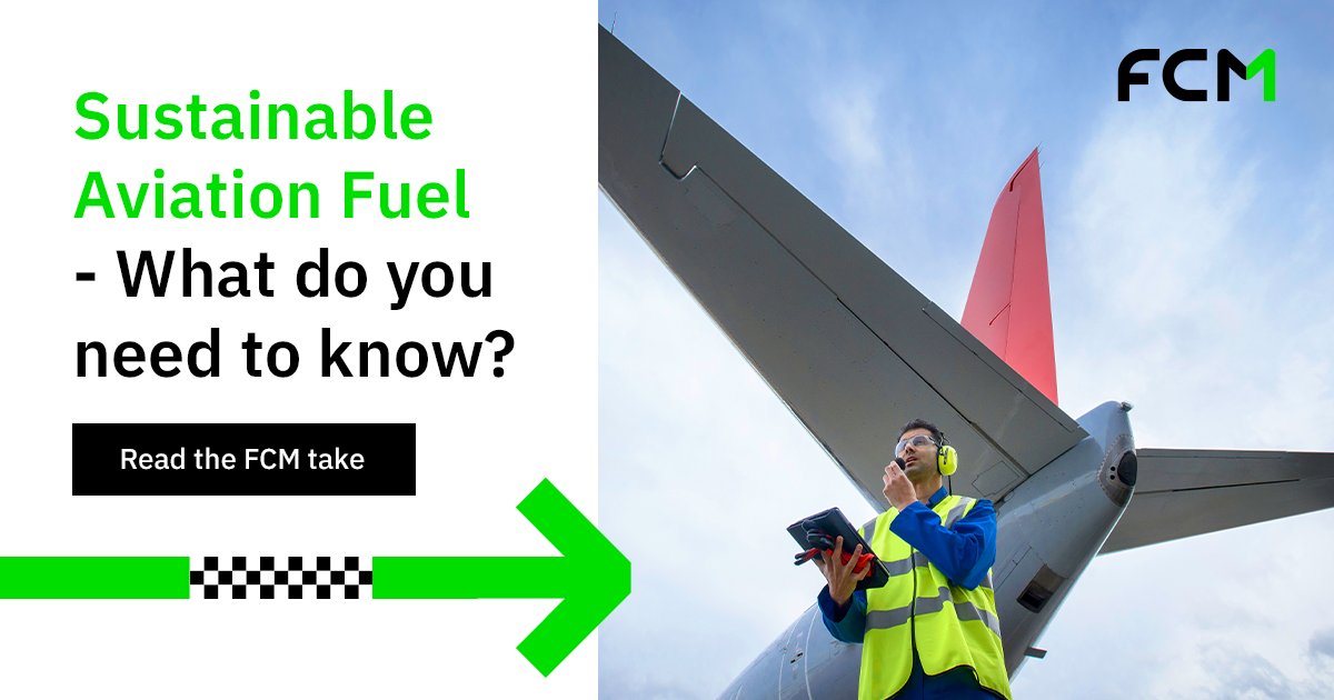 FCmEurope's tweet photo. What is sustainable aviation fuel (SAF)...and why should you care?

With 87% of global travellers saying they want to travel sustainably, and the topic high on the corporate agenda, is this the start of guilt-free flights? https://t.co/zz2BXXWIGd

#SAF #Sustainability https://t.co/5vj2ZRhJ44