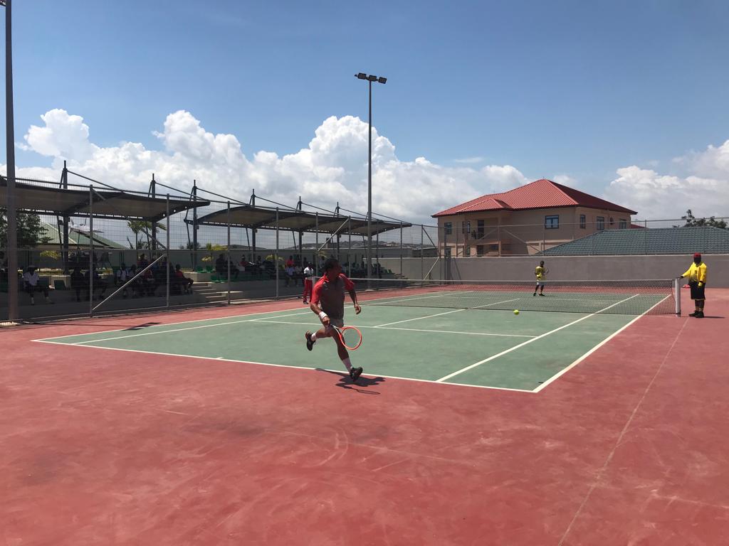 Country General Manager of <a href="/RentokilGh/">Rentokil Initial Ghana Limited</a> in action at <a href="/Citi973/">CITI FM 97.3</a> business Olympics games
