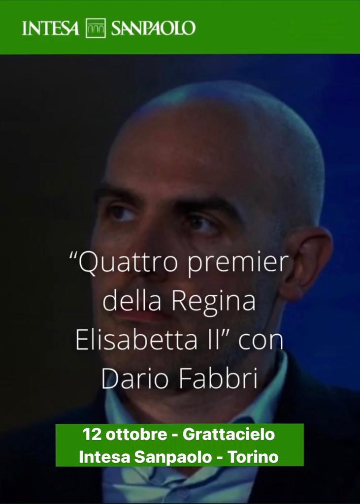Dario Fabbri on X: Oggi a Torino alle 18 racconto il Regno Unito ai tempi  di Elisabetta II. A dopo.  / X