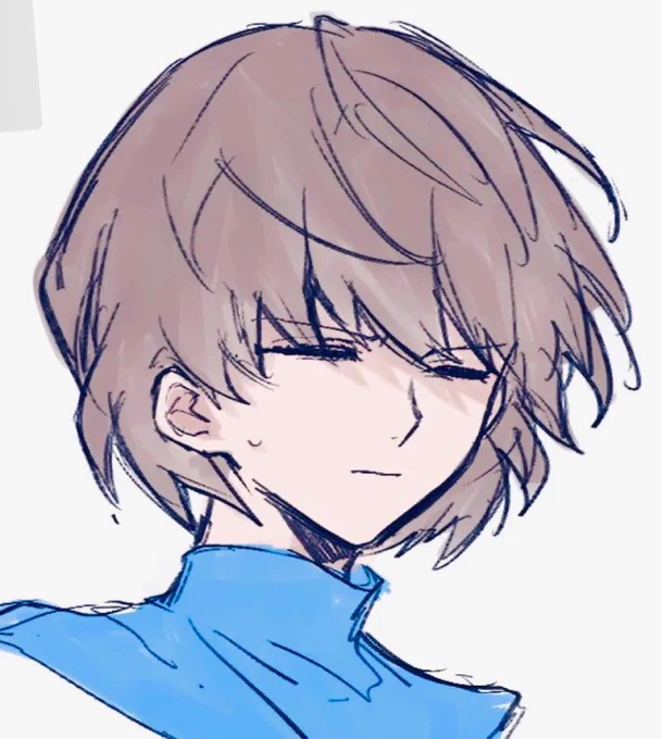 cf男女描き分け練習、、 