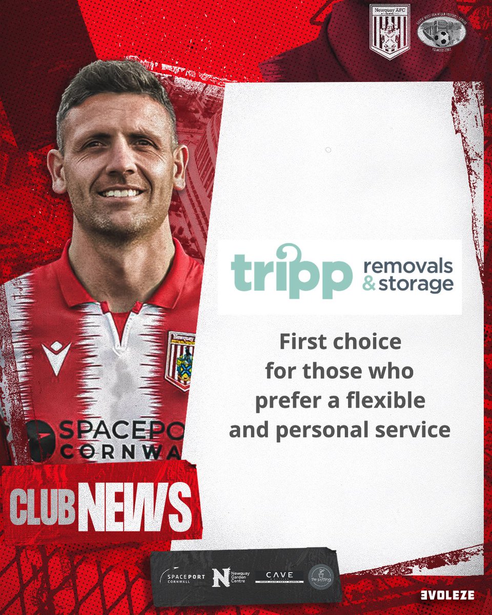 🤝🏻| 𝗣𝗹𝗮𝘆𝗲𝗿 𝗦𝗽𝗼𝗻𝘀𝗼𝗿 𝟮𝟮/𝟮𝟯

We are so pleased to welcome  <a href="/tripp_removals/">Tripp Removals and Storage</a> as sponsors for <a href="/Boasey/">Nick Boase</a> for the 22/23 season

#Peppermints #CornishFootball