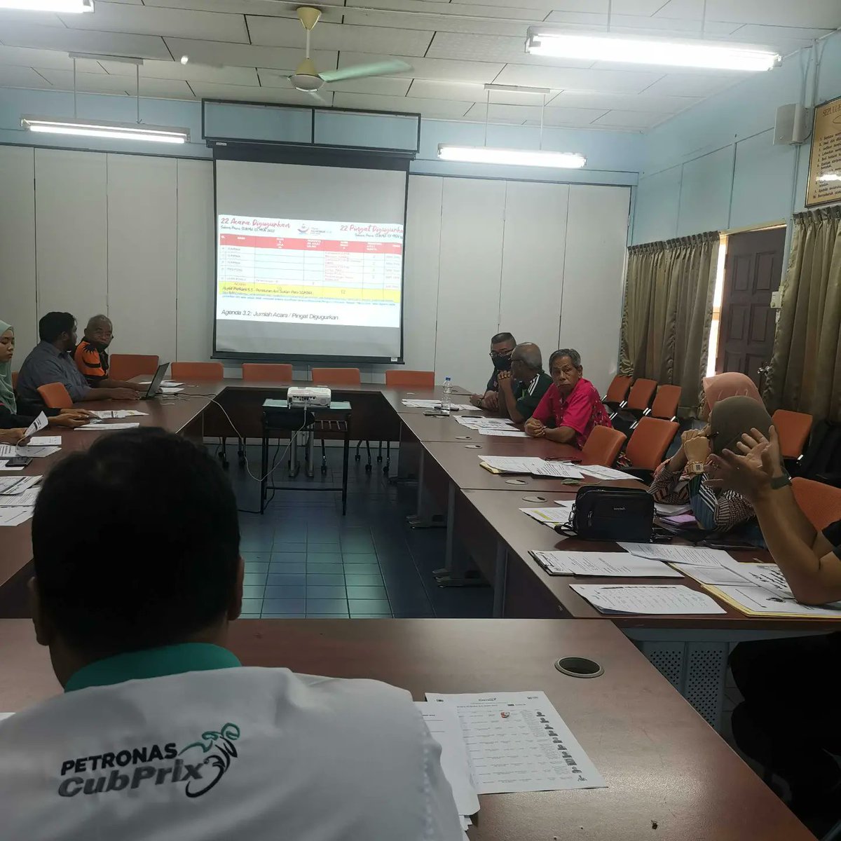 mikenakemane's tweet photo. LARKIN, 12 Oktober 2022 - Sedang berlangsung Mesyuarat Penyelarasan Sukan PARA SUKMA XX MSN 2022 bagi KONTINJEN PARA JOHOR telah dipengerusikan oleh Yang Berusaha Tuan Shamsuhaime bin Basir, Pengarah Jabatan Belia dan Sukan Negeri Johor https://t.co/EeTfkP4ZFY