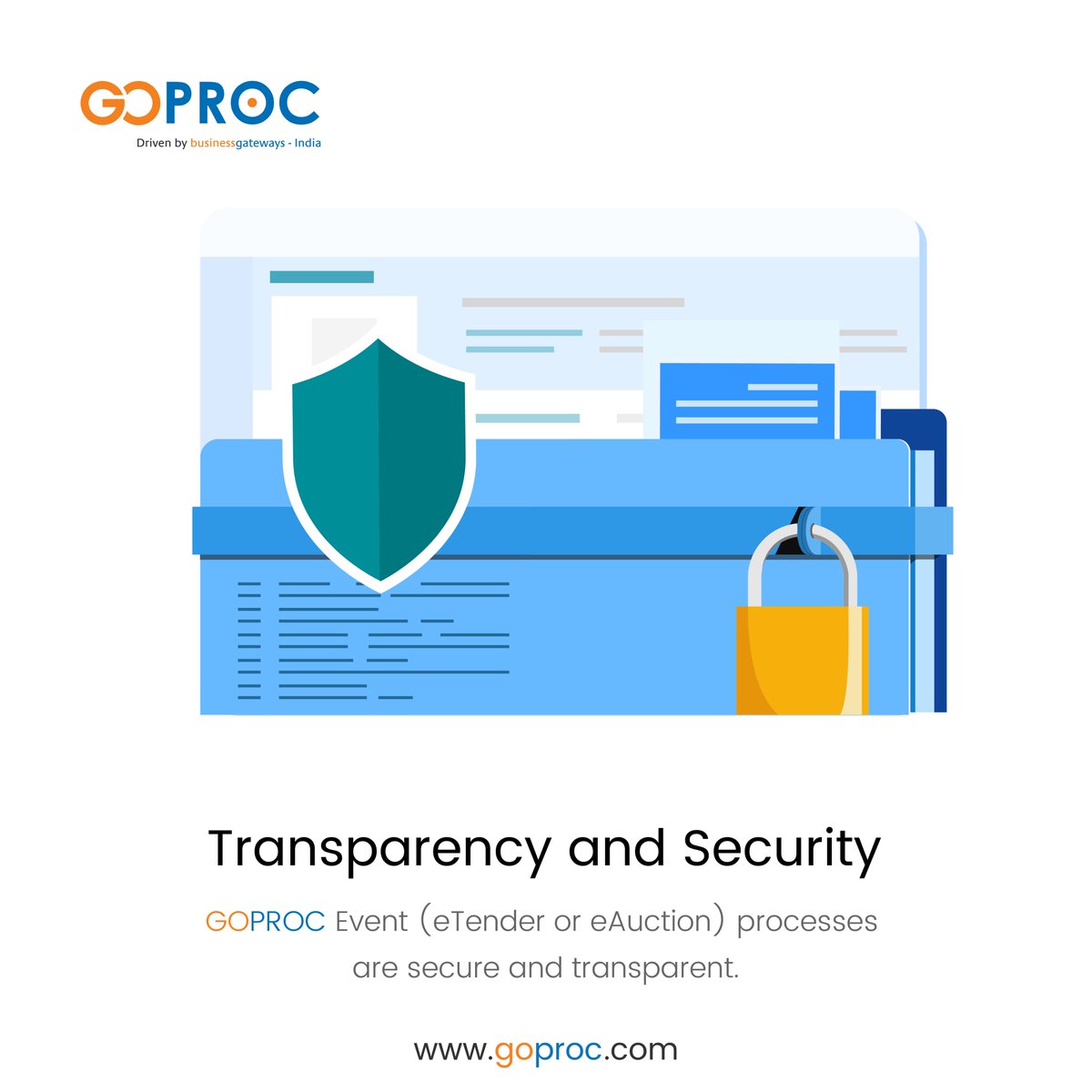 GOPROC_'s tweet photo. Why choose GOPROC? 

GOPROC assists you through every stage of the Event, from Event creation, Bidder invitation, Qualification and selection to conducting Event and even Professional post-event management. https://t.co/IWpkQmAgCC