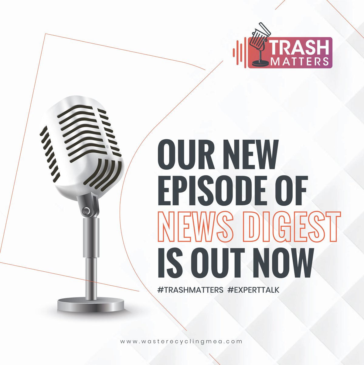 What's happening in the waste management and recycling industry?
Our new episode is on the latest and most important updates that you can't miss out on.

Tune in: spoti.fi/3rOE7XR
#wrmea #wasteandrecycling #middleeast #recycling #recyclingmatters #podcast #podcasters