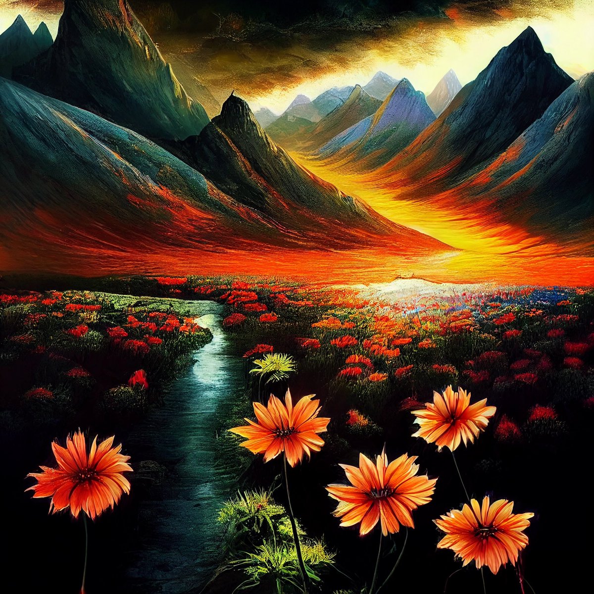 Jayexe8's tweet photo. Just stopping to smell the flowers.

#midjourney #midjourneyAi #midjourneyart #aiart #aiartcommunity #AiArtSociety #AI #generativeart https://t.co/dtIBfU7TpN