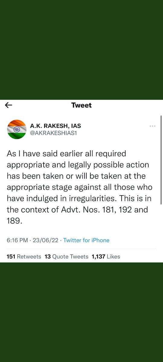 gohil1700's tweet photo. @ADevvrat @AKRAKESHIAS1 @narendramodi @PMOIndia @AmitShah @CMOGuj @InfoGujarat @YAJadeja @GSSSB_OFFICIAL @AAPGujarat Sir take strict action on culprits of adv 192. As you have promised us.Follow your justice to all and injustice to none sentence here. https://t.co/HLGddLH5gE