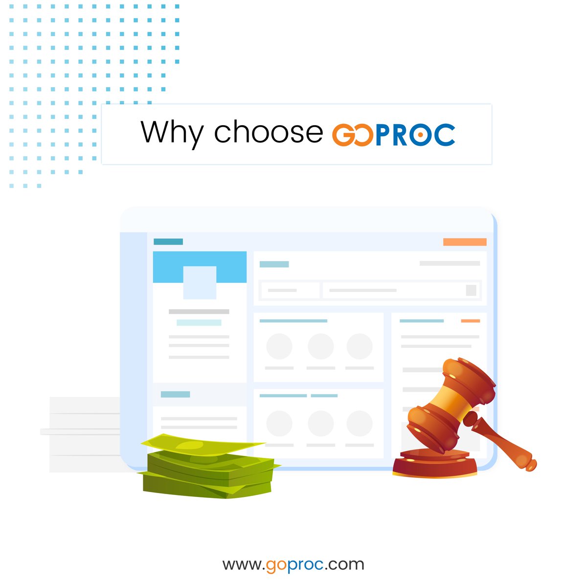 GOPROC_'s tweet photo. Why choose GOPROC? 

GOPROC assists you through every stage of the Event, from Event creation, Bidder invitation, Qualification and selection to conducting Event and even Professional post-event management. https://t.co/IWpkQmAgCC