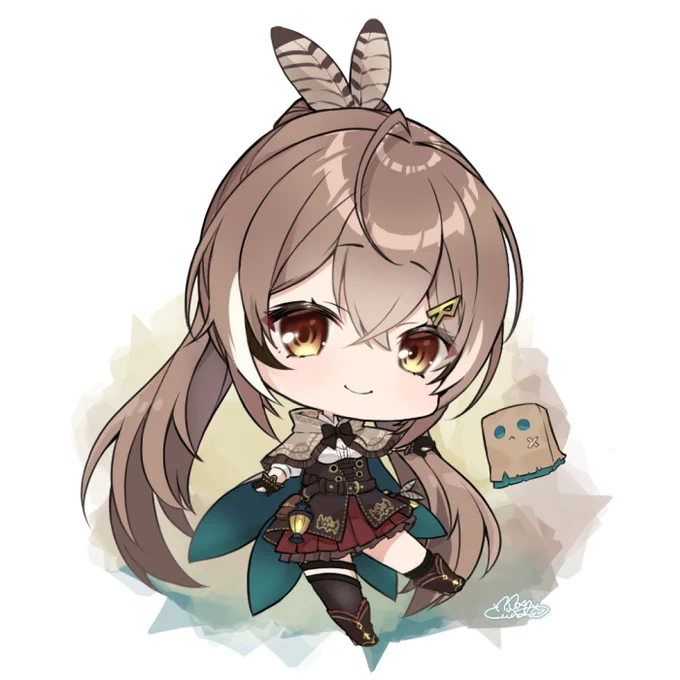 ちっちゃ『七詩ムメイ(Nanashi Mumei)』ちゃんFriendも#drawMEI 