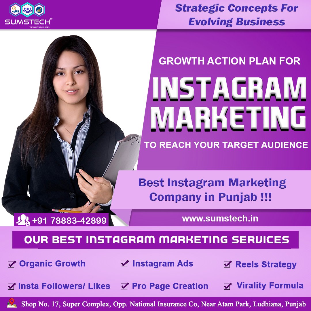 sumstech's tweet photo. Growth Action Plan For 
Instagram Marketing
To Reach Your Target Audience !

Best Instagram marketing company of Punjab.

#sumstech
#verajjain
#veraj
#socialmediamarketingcompany
#instagrammarketingcompany
#instagram
#socialmedia https://t.co/w1e8AqjRN0