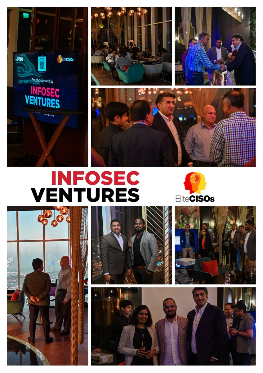 _EliteCISOs's tweet photo. According to a @Forbes survey, 49% of professionals believe that in-person networking allows for more complicated strategic thinking than technology-based networking.

Glimpses of EliteCISOs Global The MiddleEast Connect  @ TAJ JLT Dubai along with @infosecventures 

#elitecisos https://t.co/phR4z6YFij