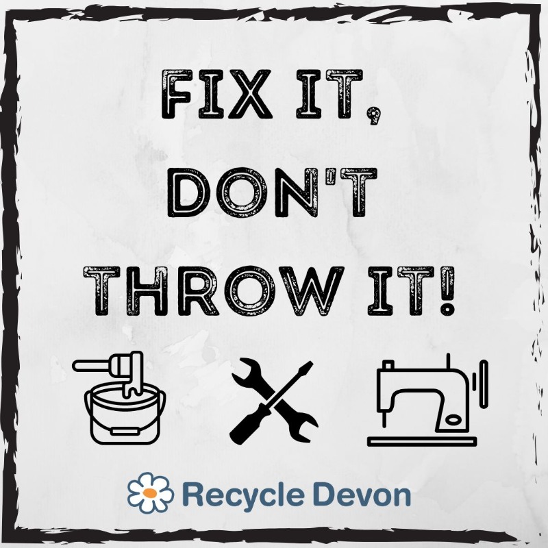 RecycleDevon's tweet photo. Fuse gone in a plug?  Kettle not boiling? 
Fix it, don't throw it - visit your local Repair Café! https://t.co/tTEjU8K2Xw #SaveAndReuse https://t.co/jP89GmE7us