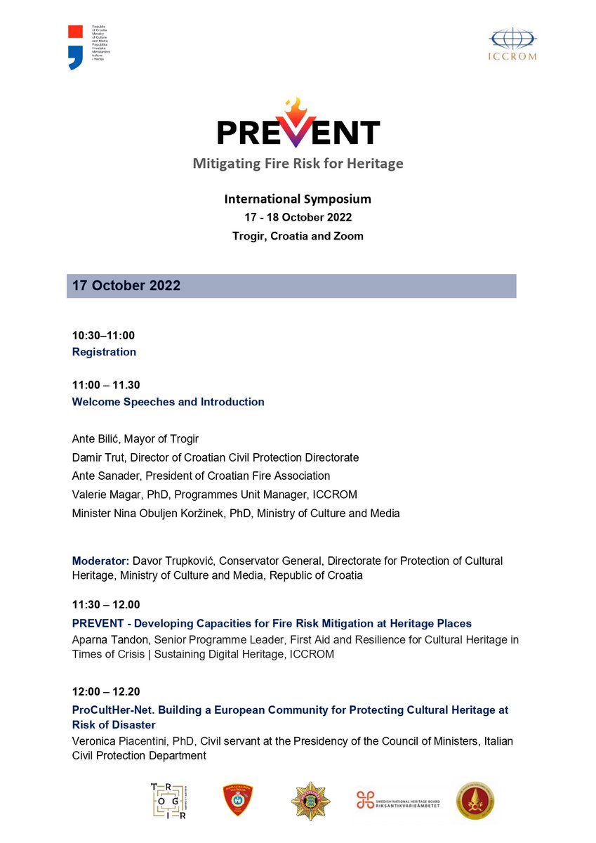FAR_ICCROM's tweet photo. Have you registered yet?
PREVENT Symposium Programme is out now: https://t.co/F0atvIERVQ

Save your spot! https://t.co/XZlrvavmUp https://t.co/5EMi3qLhYP