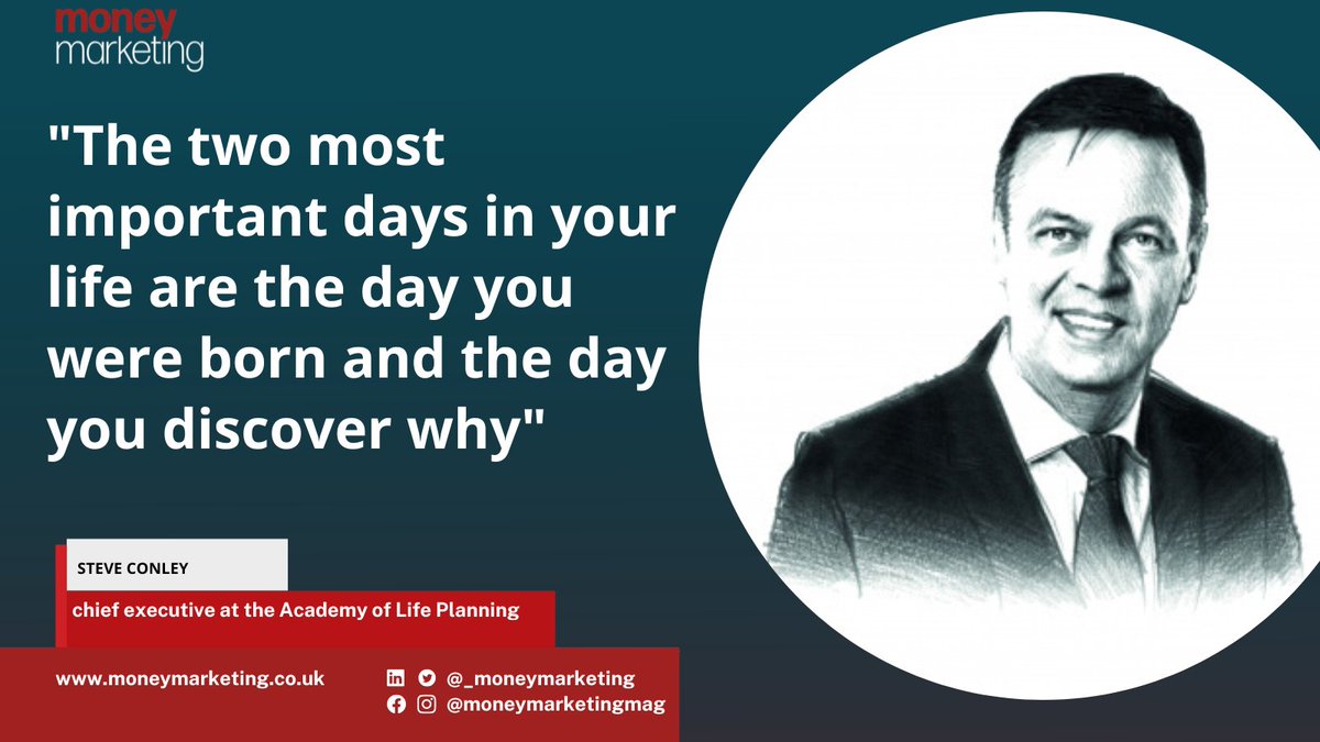 _moneymarketing's tweet photo. Reassure clients they have enough to meet their needs, so they can focus on personal growth and fulfilling their potential urges Steve Conley, (@WharfWizard) chief executive at the Academy of Life Planning
https://t.co/oE30UUELog https://t.co/YtYa43Drpe