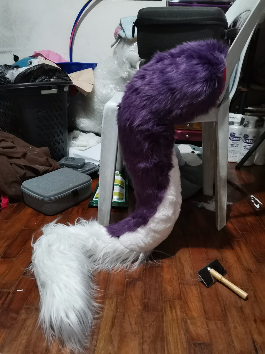 NattosBeans's tweet photo. Want a sergal tail before Halloween? 
Posable, fluffy and long!
Here's your chance to own one!
I have a few premades for sale^^
Do DM me if interested^^

#furryartwork #furryfandom #fursuit #sergal https://t.co/HGJhQyLsiq