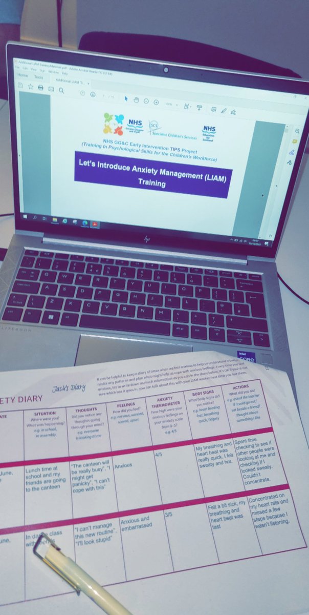 mrsemmacx's tweet photo. The NAC #areainclusion team are in training with @NHS_Education for day 2 of Let's Introduce Anxiety Management (LIAM.) Learning strategies to help our young people with anxiety.
#mentalhealthinschools #anxietymanagement https://t.co/QdVpzwNLkr