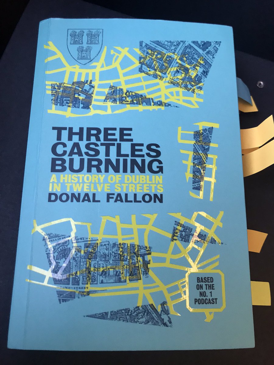 Just finished @3CastlesBurning A History of Dublin in Twelve Streets by @fallon_donal (on the 13 bus stuck in rush hour traffic on Thomas Street). It is an absolute belter if a book. A joy to read with things to learn on every single page. @NewIslandBooks