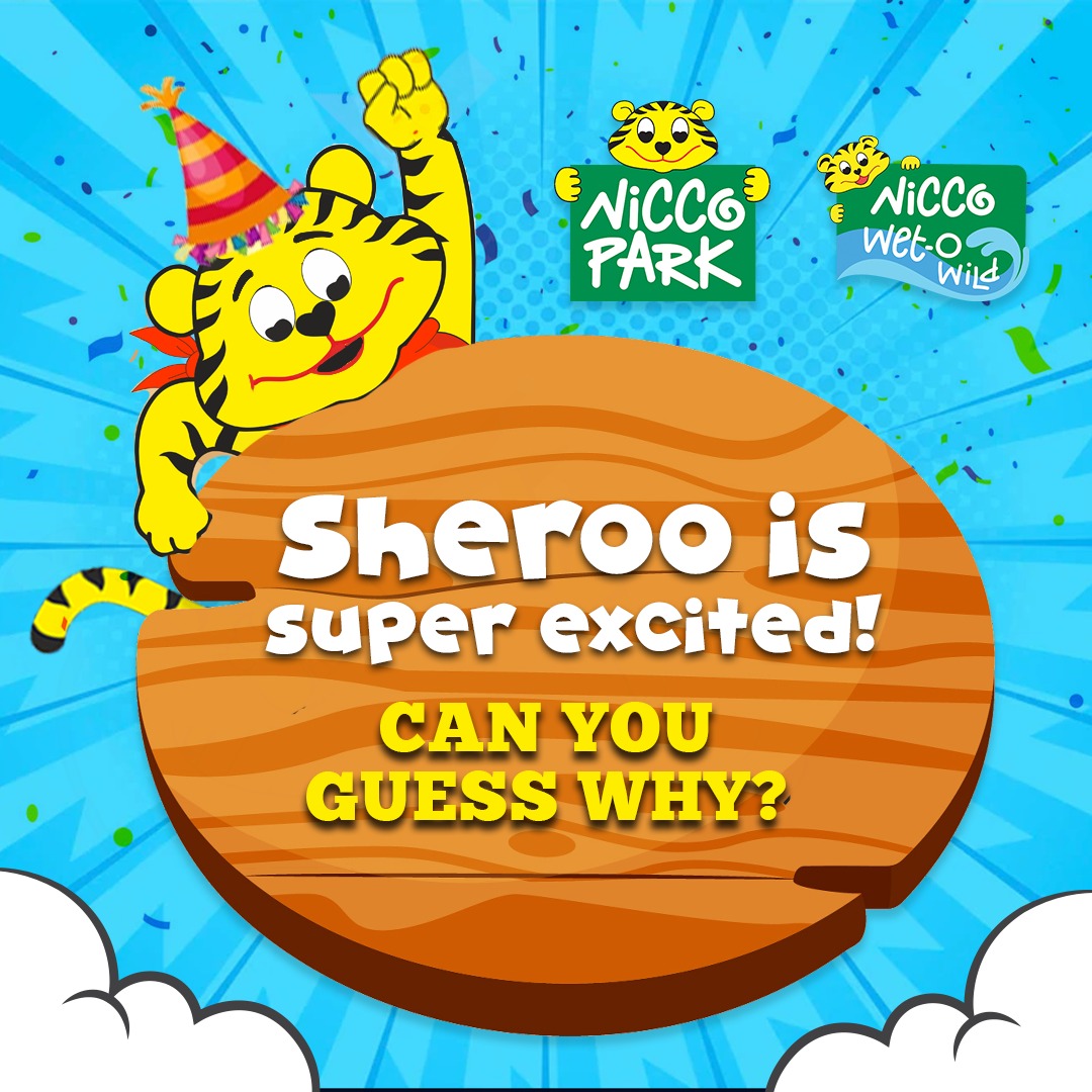 Nicco_Park's tweet photo. Can you guess why Sheroo is super duper excited?
Here's a hint - 🎉🎂🤩
Let's see how well you know Sheroo! Tell us down below!
.
.
#niccopark #niccoparkkolkata #amusementparkkolkata #celebration #funtime #rides #excited #guess #dyk #sheroo #funpark #drypark #waterpark https://t.co/BSqv2C5AWm