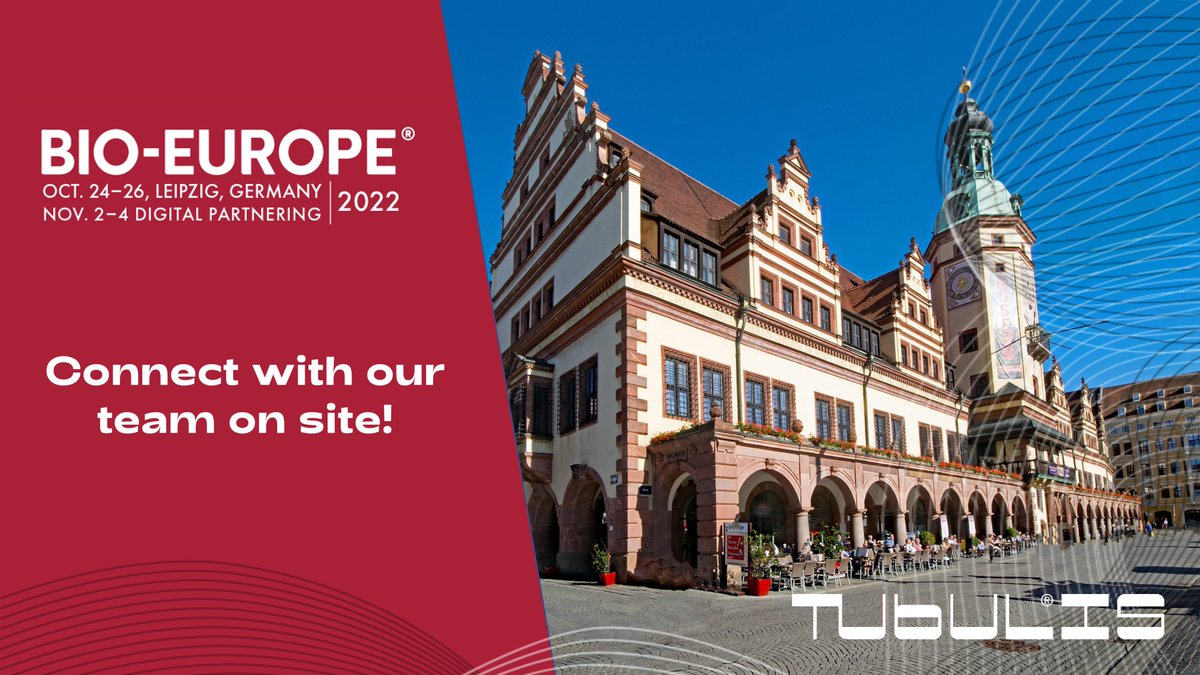 Interested in meeting the Tubulis Team at #BIOEurope 2022 in Leipzig to discuss the future of #ADCs? Reach out to us via BIO-Europe’s #partnering portal: bit.ly/3rlmVc6