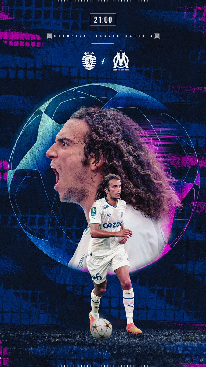 CS_sportsDesign's tweet photo. 𝑼𝑪𝑳 𝑵𝒊𝒈𝒉𝒕✨Sporting 🆚 Olympique de Marseille

Client : @MatteoGuendouzi 

#TeamOM https://t.co/JVRv0o58tT