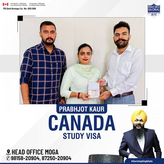 gurmilap27's tweet image. 👉We are happy to announce that Prabhjot Kaur has got Canada 🇨🇦 #StudyVisa through our guidance and support!
🎉 Congratulations and Best wishes to her.🎉

Call:
📲 87250-20904
  
#GurmilapSinghDalla #MacroGlobalMoga #Canada #CanadaStudyVisa #SuccessStory #ImmigrationConsultant