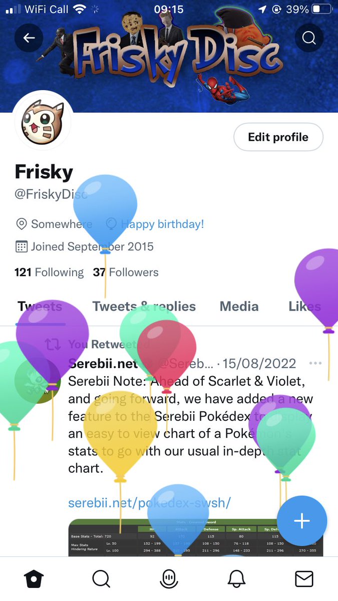 FriskyDisc's tweet photo. @MysticTactician @theprinceofiris It do be that time of year again, Happy birthday people xD https://t.co/tRJAbDdkdA