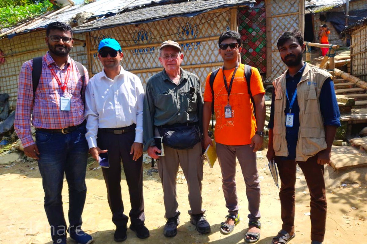 MESOL_share's tweet photo. After his visit to SOLshare, Alan Weisman’s research took him to the @Refugees UNHCR #RohingyaRefugeeCamps, where he visited SOLshare’s grids.
Check out some of the photos from his visit below!
#FieldShots #AlanWeisman https://t.co/G29vivq0RG