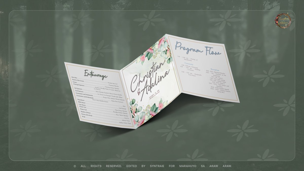 ⠀ 

       ⠀MARAHUYO⠀⠀SA⠀⠀ARAW-ARAW.⠀⠀
        ༉‧          THE        INVITATION 
        16TH  OF  OCTOBER,  2022
         MANILA  CATHEDRAL,  PH
⠀ 
⠀⠀