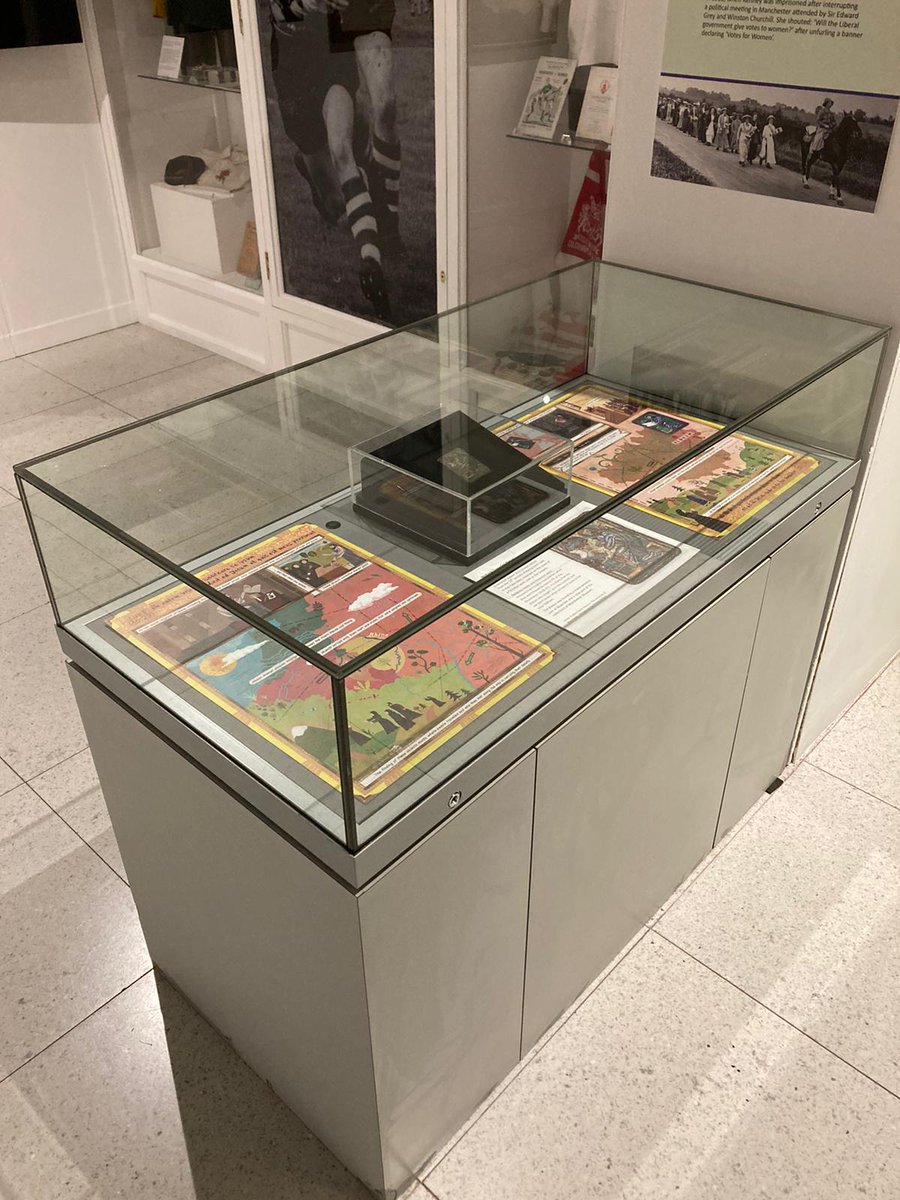 KremieDimitrova's tweet image. My double page spread comic for @mcrmuseum responding to a precious Medieval Mosan Plaque was selected to go to the Oldham Histories Festival in September (Oldham is where it was found). My comic pages will be kept by learning and visitor teams to use in schools programmes 💓