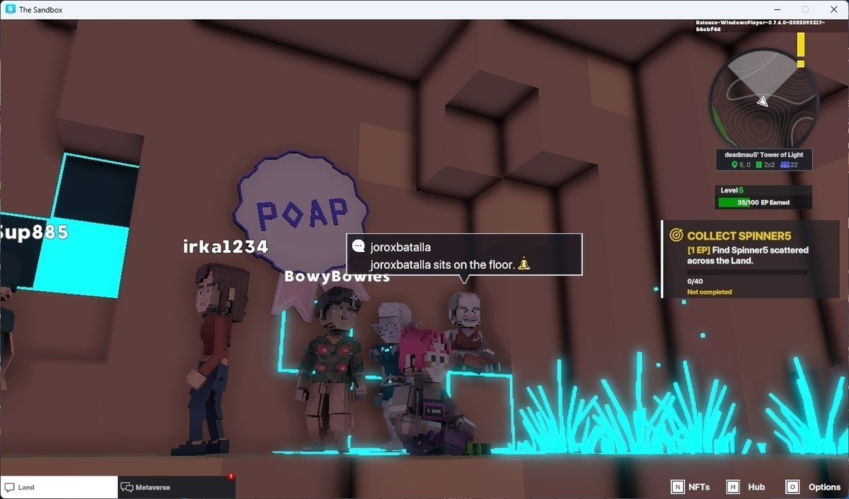 aileenw567's tweet photo. @TheSandboxGame @deadmau5 I just participated in the #SandboxAlphaS3Giveaway for a chance to win 500 SAND! Found George from the Metaglitch in @deadmau5's Tower of Light, check out my screenshot below!
👇 https://t.co/04nWaxtOnF