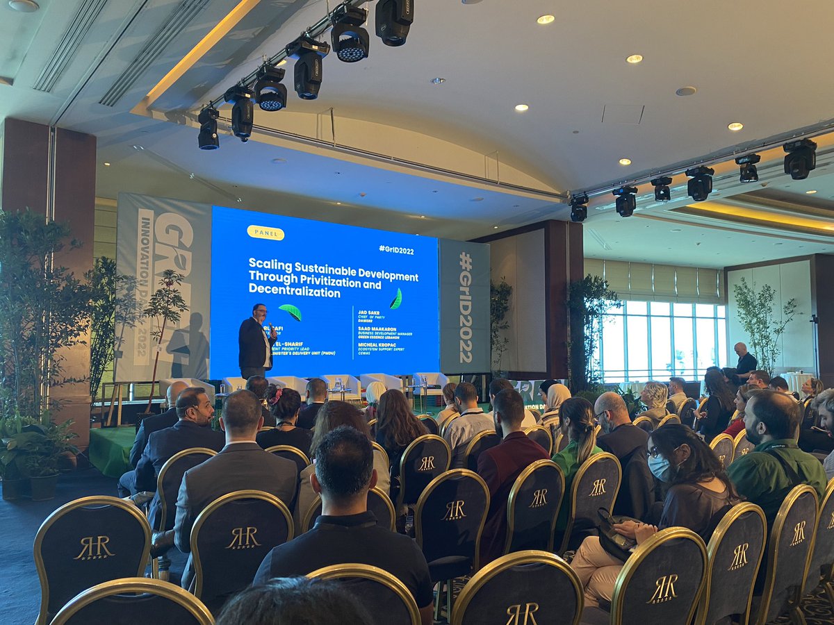 berytech's tweet photo. Day 2 of the #GrID2022 gathering entrepreneurs, experts, professionals and investors in green technology, renewability and circularity @ENICBCMed #nlinlebanon @EUinLebanon https://t.co/dKBjEy7XPE