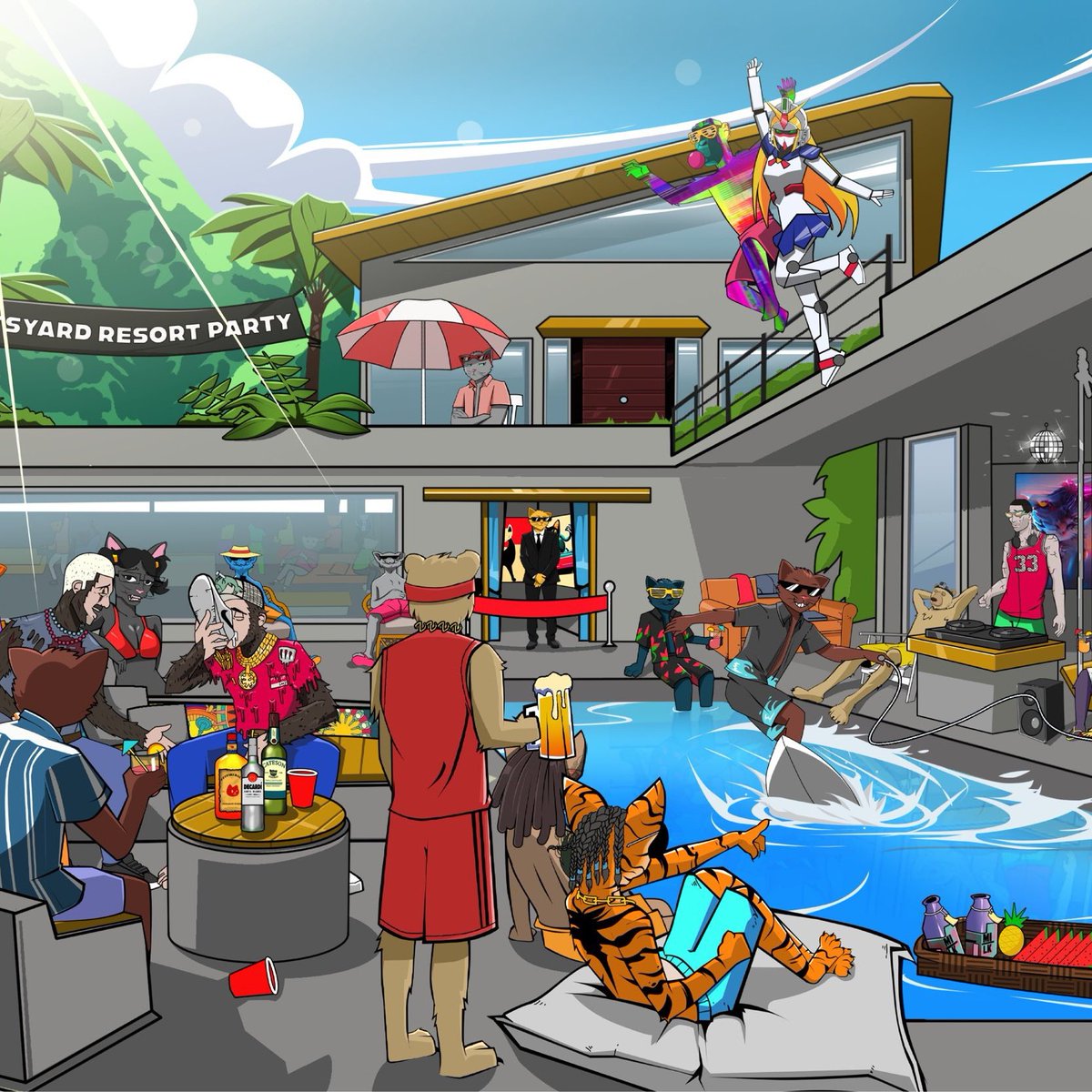 JohnManiaths's tweet photo. @defi_ayda @honey8bb @CatsYardNFT of course and the IRL RESORT we build we are talking for gold mining pool or I should say solana mining pool?!?!? https://t.co/3TXf3cruUq