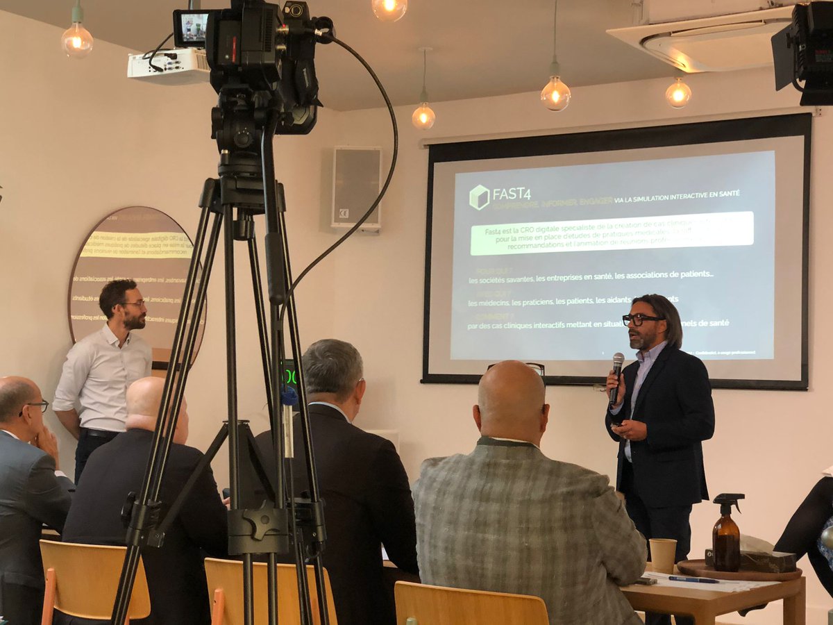 PrixGalien's tweet photo. #PrixGalien2022 | 🗣 Au tour de l'équipe de #FAST4 de passer ! 

Fast4 est la CRO digitale spécialiste de la création de cas cliniques interactifs pour la mise en place d’études de pratiques médicales, la diffusion de recommandations &amp; l’animation de réunions professionnelles. https://t.co/yN4Jmqk6Cz