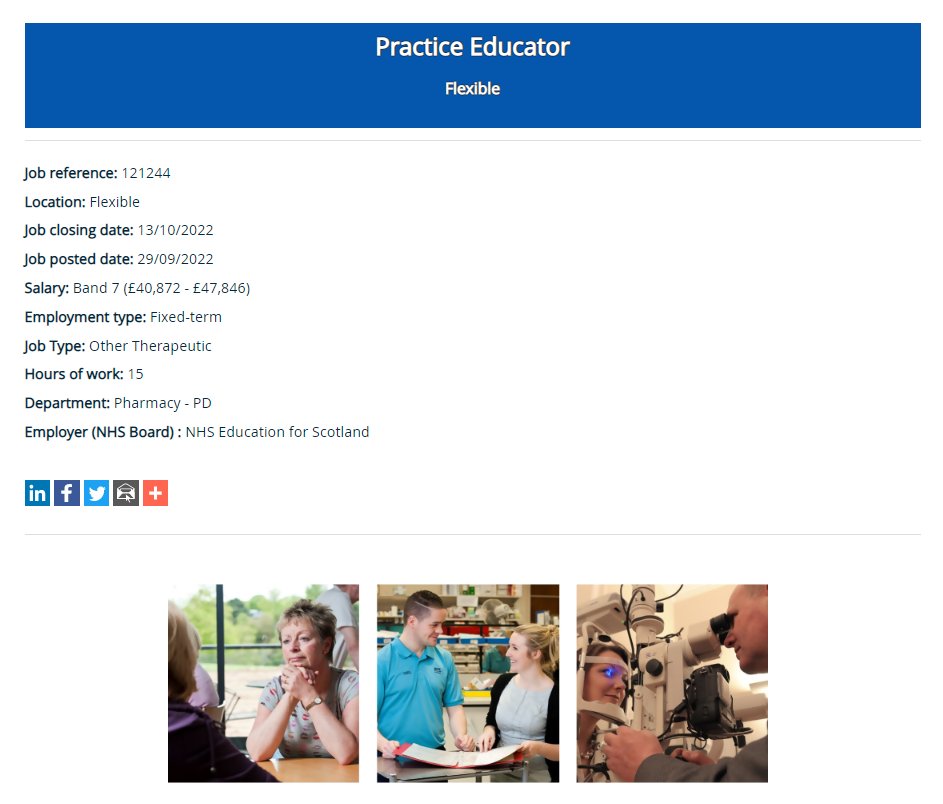 NES_Pharmacy's tweet photo. Last chance to apply! We currently have a fantastic opportunity within our Professional Development team - Are you passionate about pharmacy education and keen to develop educational resources? Why not check out this vacancy - https://t.co/xteU6YMEZE https://t.co/7DxiYw1fpT