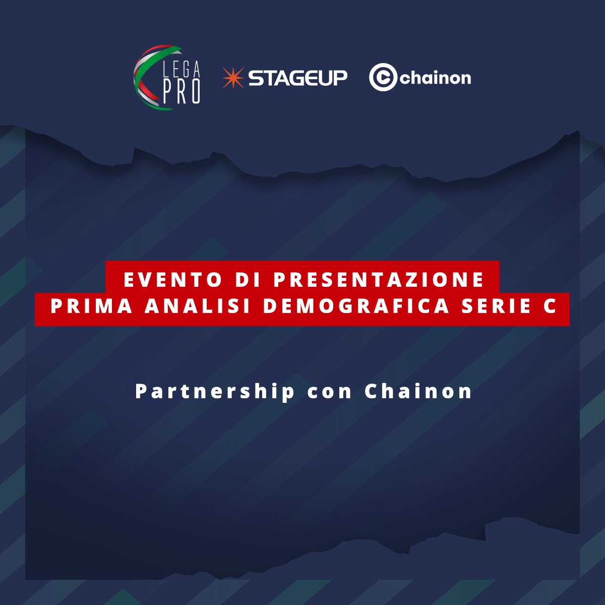Oggi ore 12 presentazione ricerca demoscopica Sponsor Value di <a href="/StageUp1/">StageUp</a> e @IpsosItalia sulla #LegaPro. #Partnership #ChainOn #SerieC 

Segui la diretta 👉 bit.ly/3CrAYC9