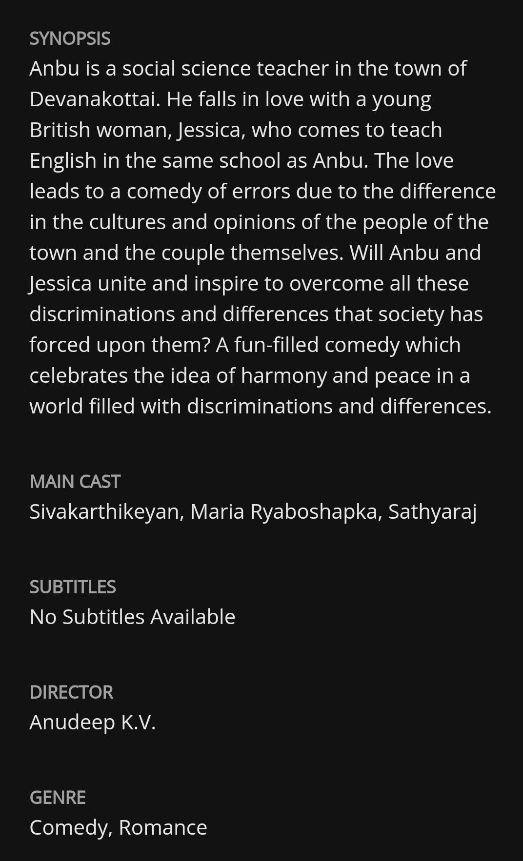 Tamil Cinema Ulagam (Malaysia) on Twitter: "#Prince Movie Synopsis