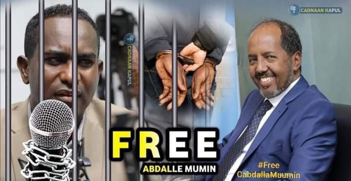 Dowlada hassan sheikh wey ku fashilmatay xariga <a href="/Cabdalleaxmed/">Abdalle Ahmed Mumin</a>  waana cambaarena xarig sharci daro ah Baa lagula kacay ustaadka 
in uu  xuriyadiisa dib u helo baan rajeena 
#free <a href="/Cabdalleaxmed/">Abdalle Ahmed Mumin</a>