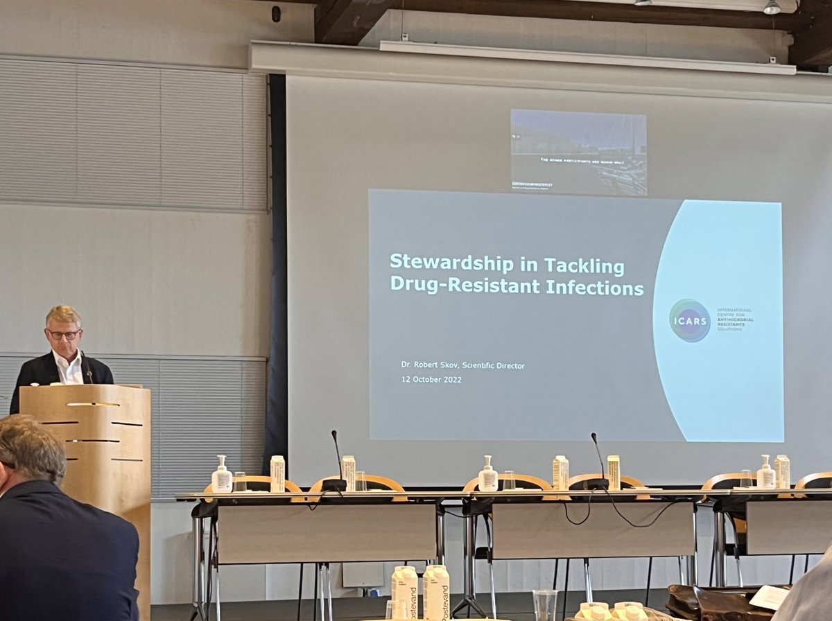 MetLab_AU's tweet photo. Robert Skov from @ICARS_global discussing Antimicrobial Stewardship #AMS and its challenges #amrcph https://t.co/FSUcIvcSVF