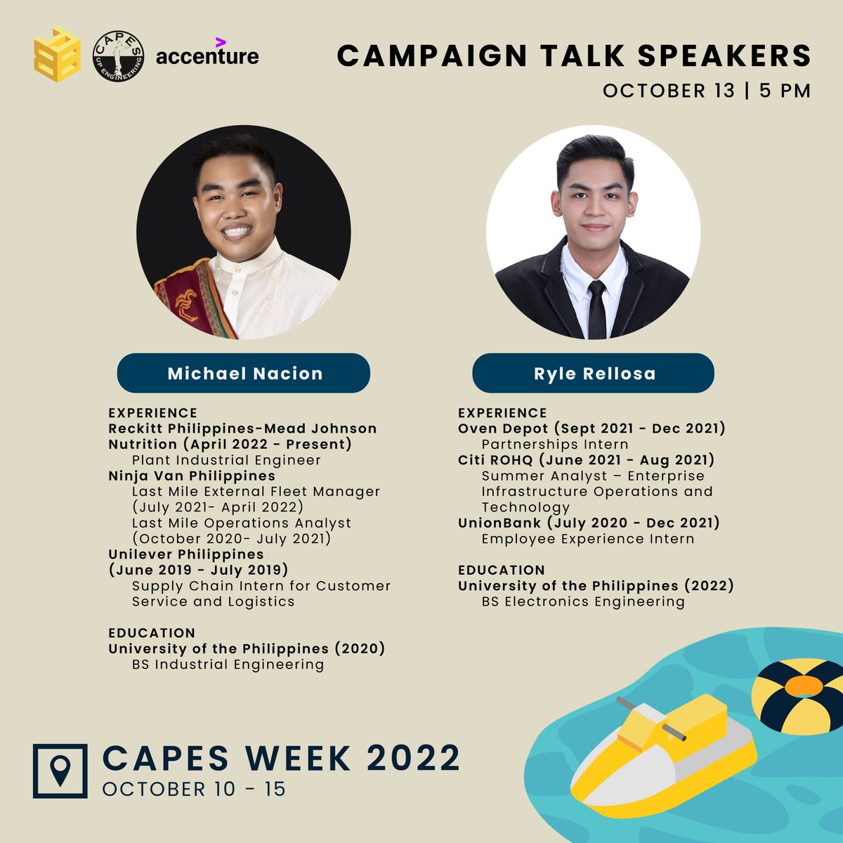 Want to start working on your career, but you don't know how? Fear not, #BuildYourBase with UP CAPES is here to help! Join our talk on Oct. 13, 2022 5:00 PM

#BuildYourBase
#CAPESWeek2022
#CAPESat30