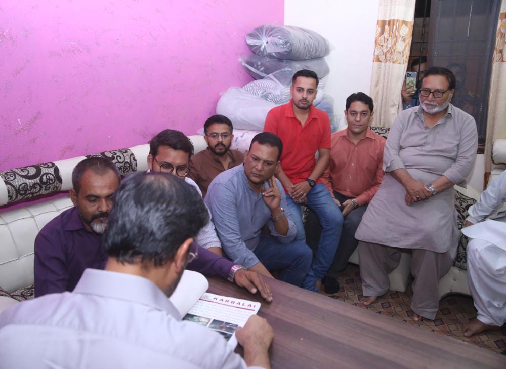 MQMPUpdates's tweet photo. چیئرمین پاک سرزمین پارٹی سید مصطفی کمال نے حلقہ #NA237، سادات امروہہ سوسائٹی میں کربلائی فاؤنڈیشن کا افتتاح کیا اور کربلائی فاؤنڈیشن کے جنرل سیکرٹری سید سعادت زیدی." سید مصطفی رضوی اور کربلائی فاؤنڈیشن کے دیگر ذمہ داران نے شرکت کی
#PSP #MustafaKamal #Karacho #Pakistan https://t.co/g0CLnGGgs2