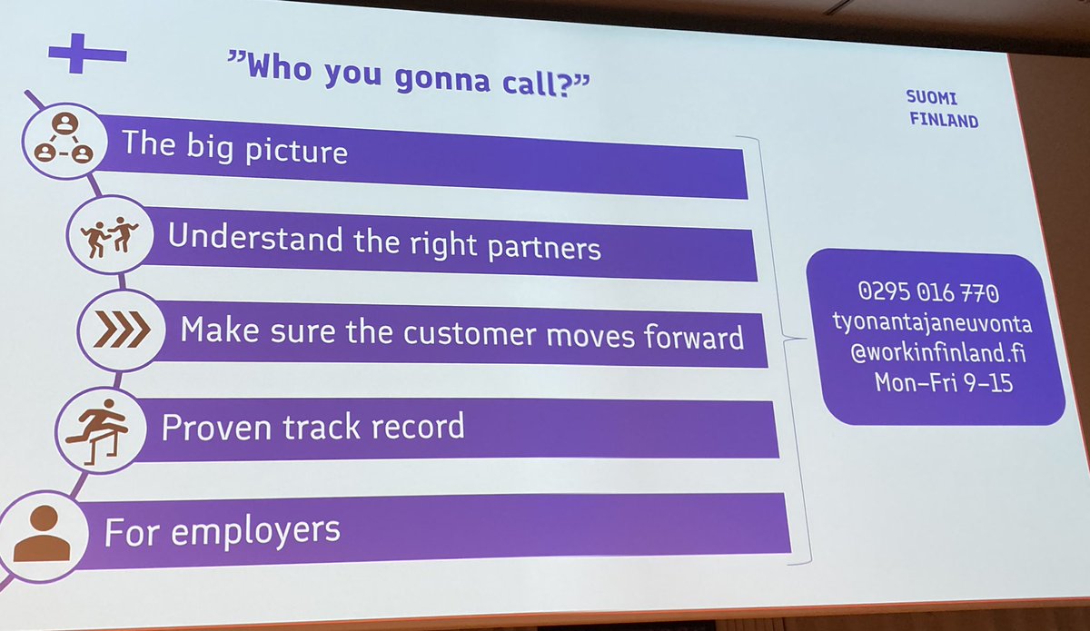 Interested in international recruitment? Who you gonna call? The new Work in Finland employers’ advice service! Recommended by customers with 9,6/10 rating! 🙌💪#talentboost