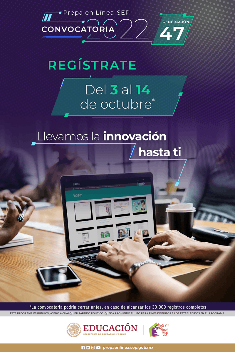 EmbaMexAze's tweet photo. Te invitamos a participar en la convocatoria de #PrepaEnLíneaSEP para la generación 47. Para más información consulta a: https://t.co/uCuVWvkUck  #PrepaEnLineaSEP #LaEducaciónHastaTi #EducaciónParaTodasyTodos #EducaciónIME https://t.co/rWG4nrvT4k