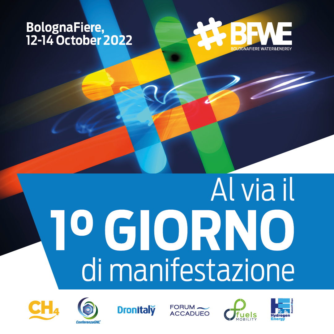 Primo giorno per le 6 manifestazioni di #BFWE: <a href="/HeseExpo/">HESE - Hydrogen Energy Summit&Expo</a> <a href="/FuelsMobility/">Fuels Mobility</a> <a href="/ConferenzaGNL/">ConferenzaGNL</a> <a href="/ch4_expo/">CH4</a> Forum <a href="/Accadueobologna/">Accadueo</a> <a href="/dronitaly/">Dronitaly</a> 12-14 ottobre 2022. Un programma ricco di eventi vi aspetta! #Transizione #Sostenibilità #Digitalizzazione #Innovazione
👉🏻bfwe.it/it/#manifestaz…