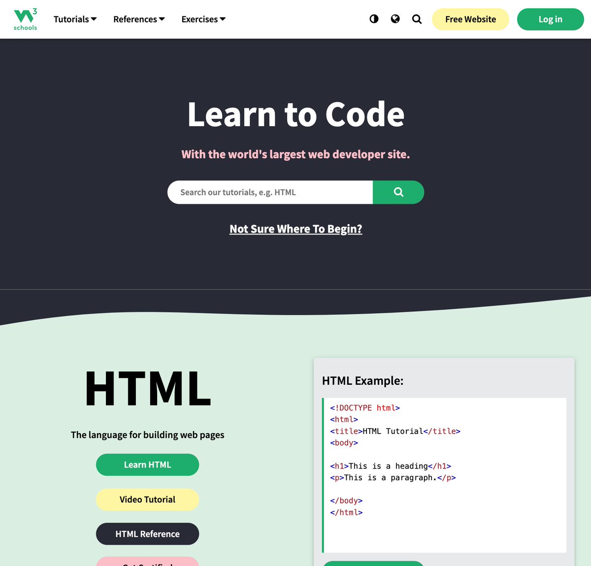 Nikki Siapno On Twitter 4 W3Schools Arguably The Largest Web how-to-link-two-pages-in-html-hindi-youtube