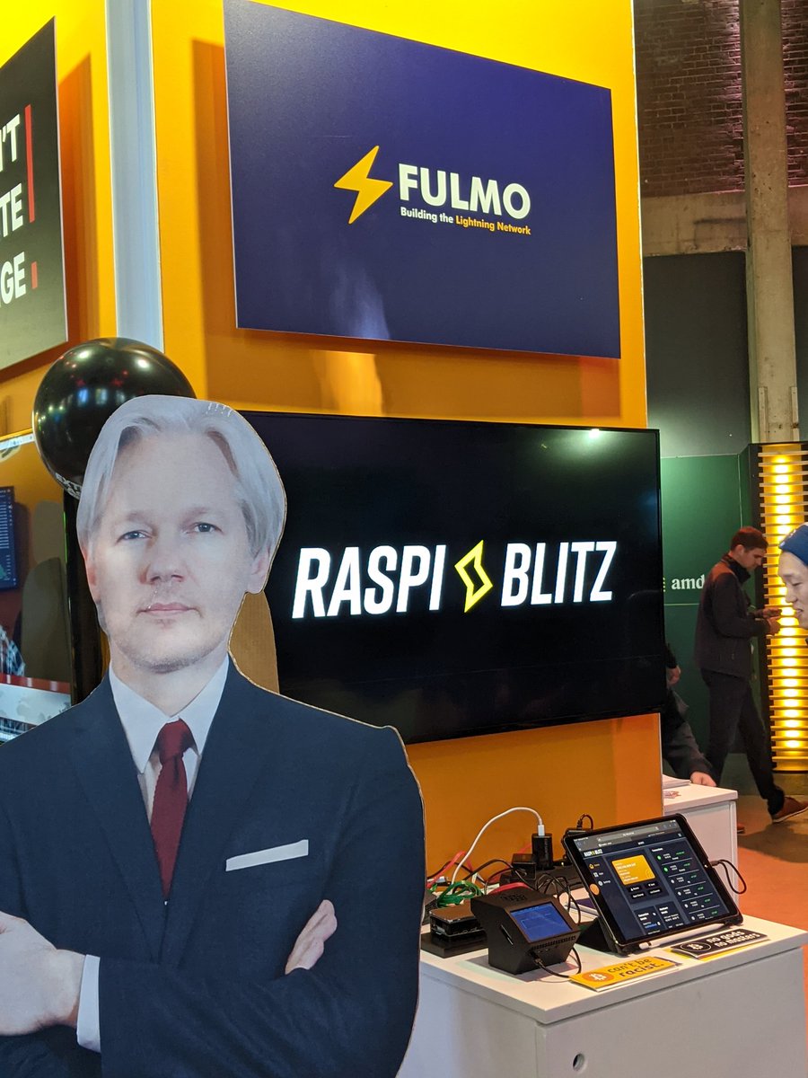 We're in Amsterdam at <a href="/BitcoinConfEUR/">Bitcoin Amsterdam</a>! We've brought some <a href="/RaspiBlitz/">RaspiBlitz ⚡</a> #Bitcoin and Lightning Network Full Nodes and <a href="/ln__pos/">LNPoS</a> to sell. You'll find us right next to the <a href="/DEAcampaign/">The Don't Extradite Assange Campaign Has Moved</a> booth or in the lobby, running the beertaps! ⚡ 🍻