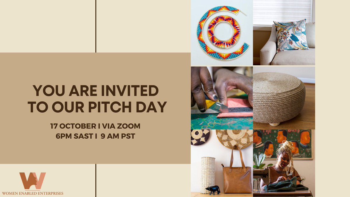 In the past 12 weeks we hosted 100 Women Artisans, provided them with the skills to support their vision of creating sustainable businesses and in a few days they get to pitch for funding to make an impact in their communities. 

Schedule your seat here: bit.ly/3CsIjkK