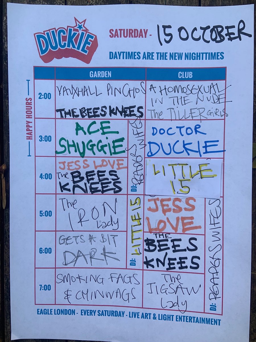 Saturday, it's Saturday