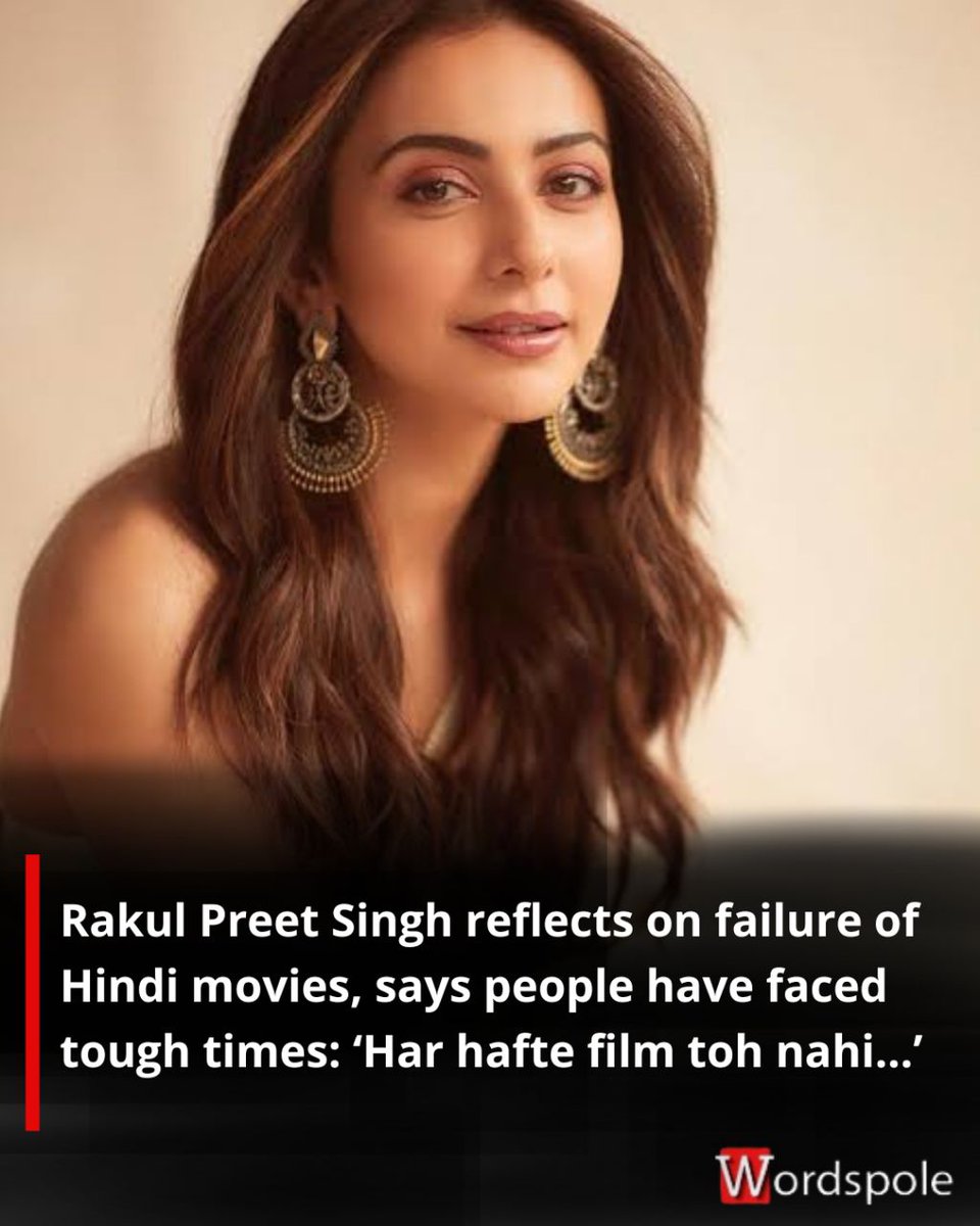 socialindigo_'s tweet photo. Rakul Preet Singh reflects on failure of Hindi movies, says people have faced tough times: ‘Har hafte film toh nahi…’

#RakulPreetSingh #Bollywood #bollywoodactress #bollywoodnews #bollywoodnewsandgossip https://t.co/8kbCYl1t0j