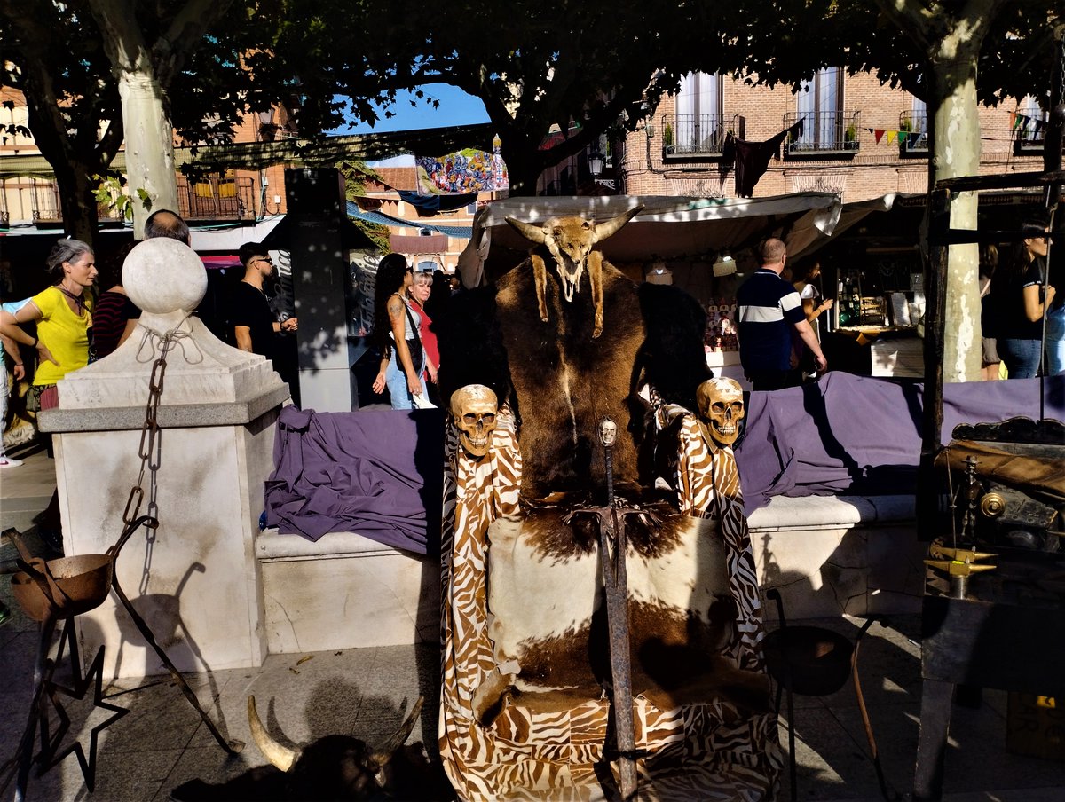 (III) Alcalá de Henares ha tirado la casa por la ventana organizando el mejor Mercado Cervantino que, hasta ahora, he visto. Hoy es el último día. ¡No se lo pierdan! @AytoAlcalaH @alcaladehenares @HenaresDe